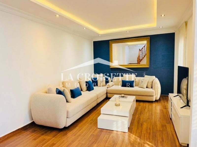 Duplex meublé S+2 avec vue sur mer à La Marsa